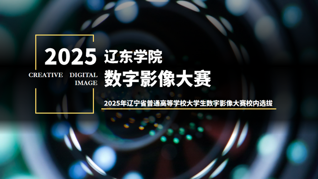 辽东学院2025年数字影像大赛